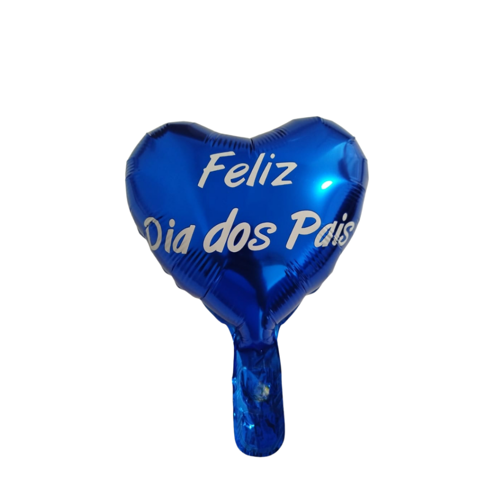 BALAO CORACAO 25CM DIA DOS PAIS C/50