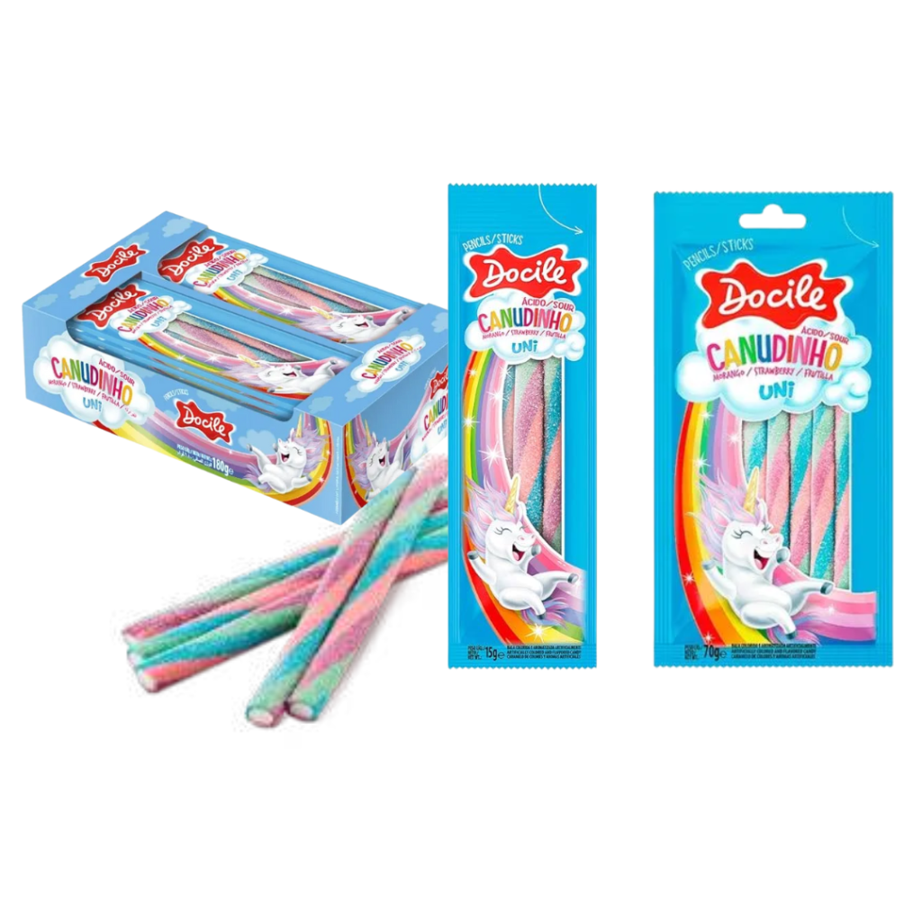 CANUDINHO COLOR MORANGO CITRICO UNICORNIO