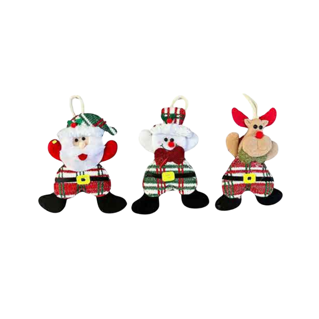 ENFEITE BONECO DE NATAL 16CM