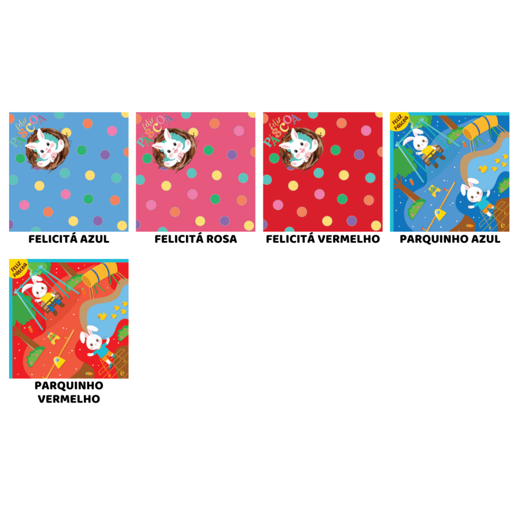SACO PASCOA EXPRESS 18X18