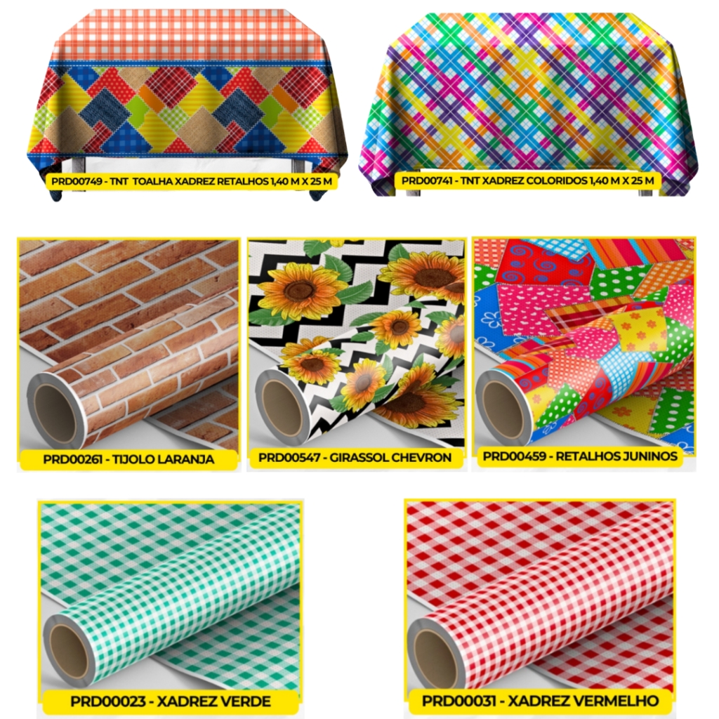 TNT ESTAMPADO JUNINO 25M