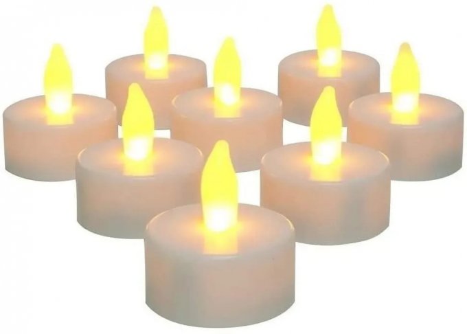 VELA LED PLASTICA