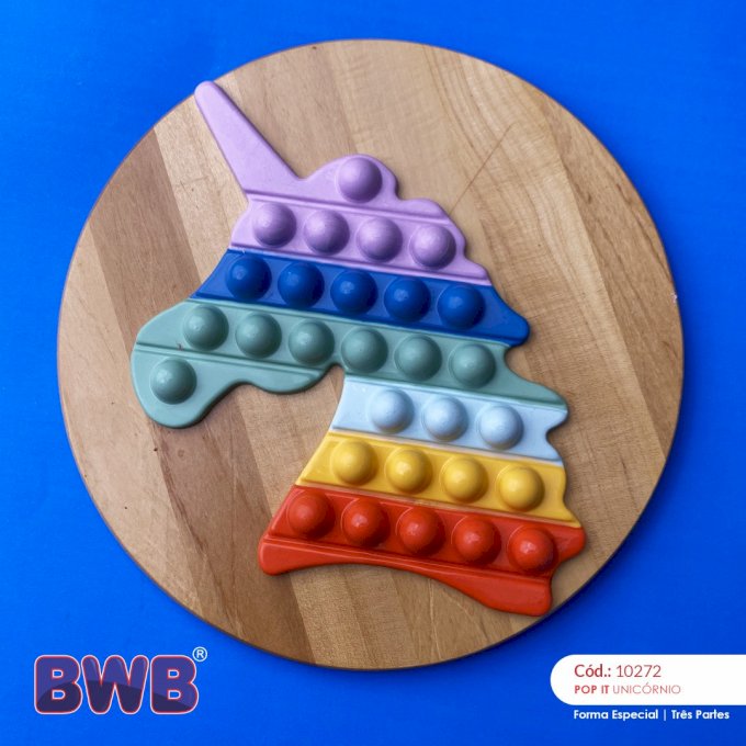 FORMA SILICONE POP IT UNICORNIO 10272