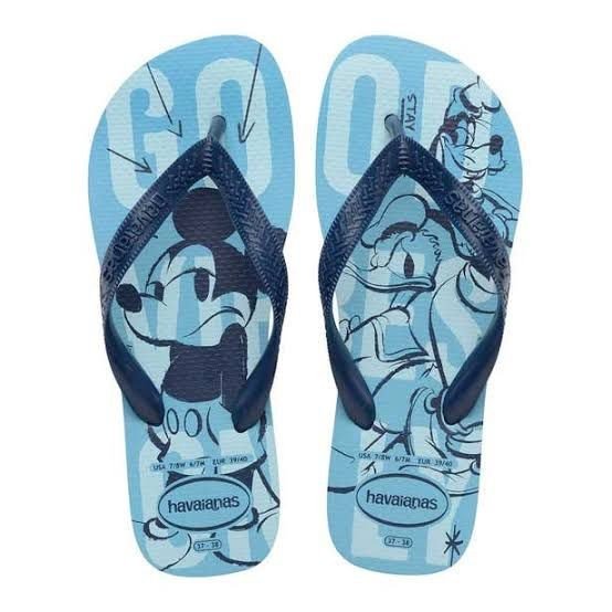 Chinelo Havaianas Top Disney - Azul Lavanda