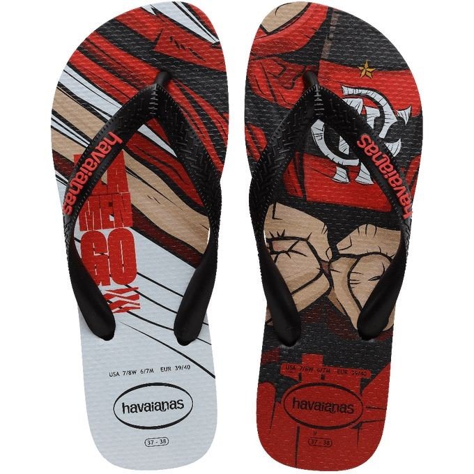 Chinelo Havaianas Top Times - Flamengo