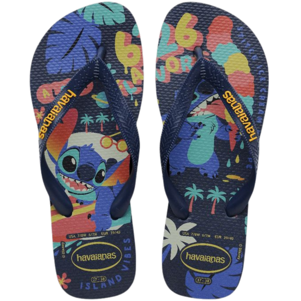 Chinelo Havaianas Top Disney Classic's - Marinho/ Amarelo