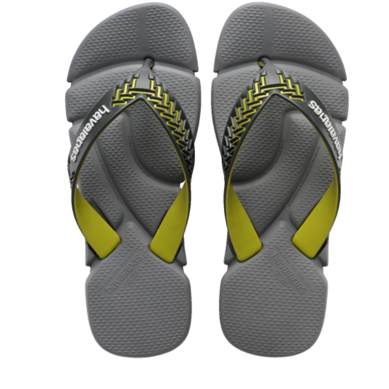 Chinelo Havaianas Power 2.0 - Cinza aço/Grafite