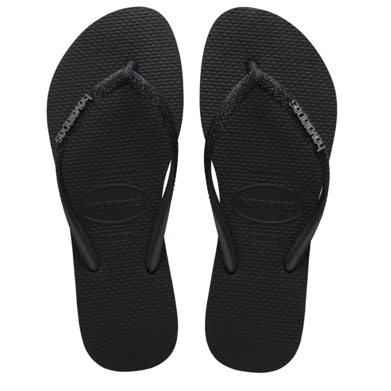 Sandália Havaianas SLIM GLITTER II - Preto