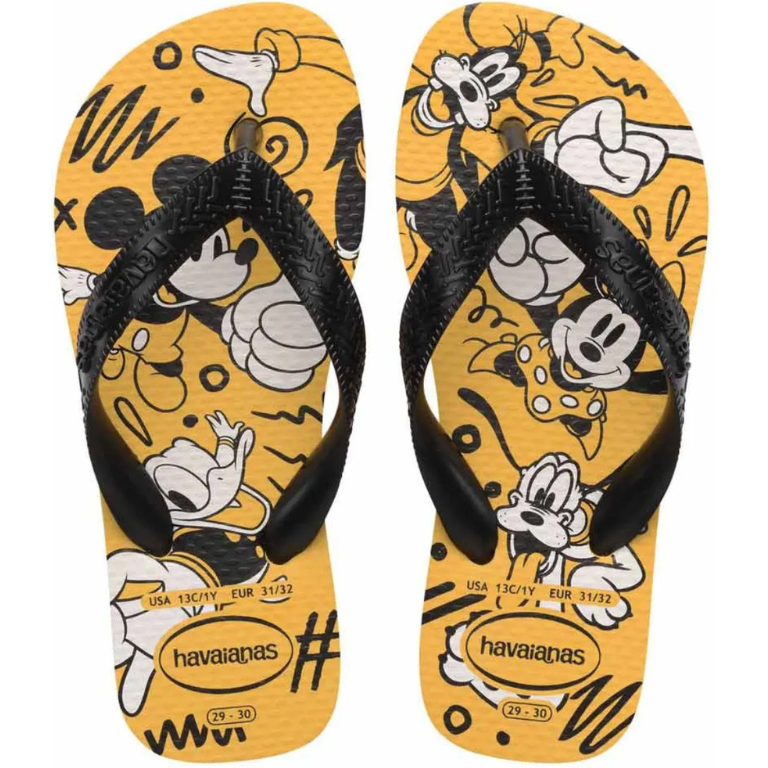 Chinelo Havaianas KIDS DISNEY  - Amarelo