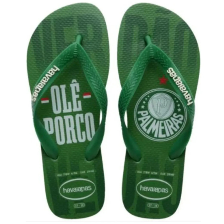 Chinelo Havaianas Top Times Palmeiras - Lançamento - OLÊ PORCO 