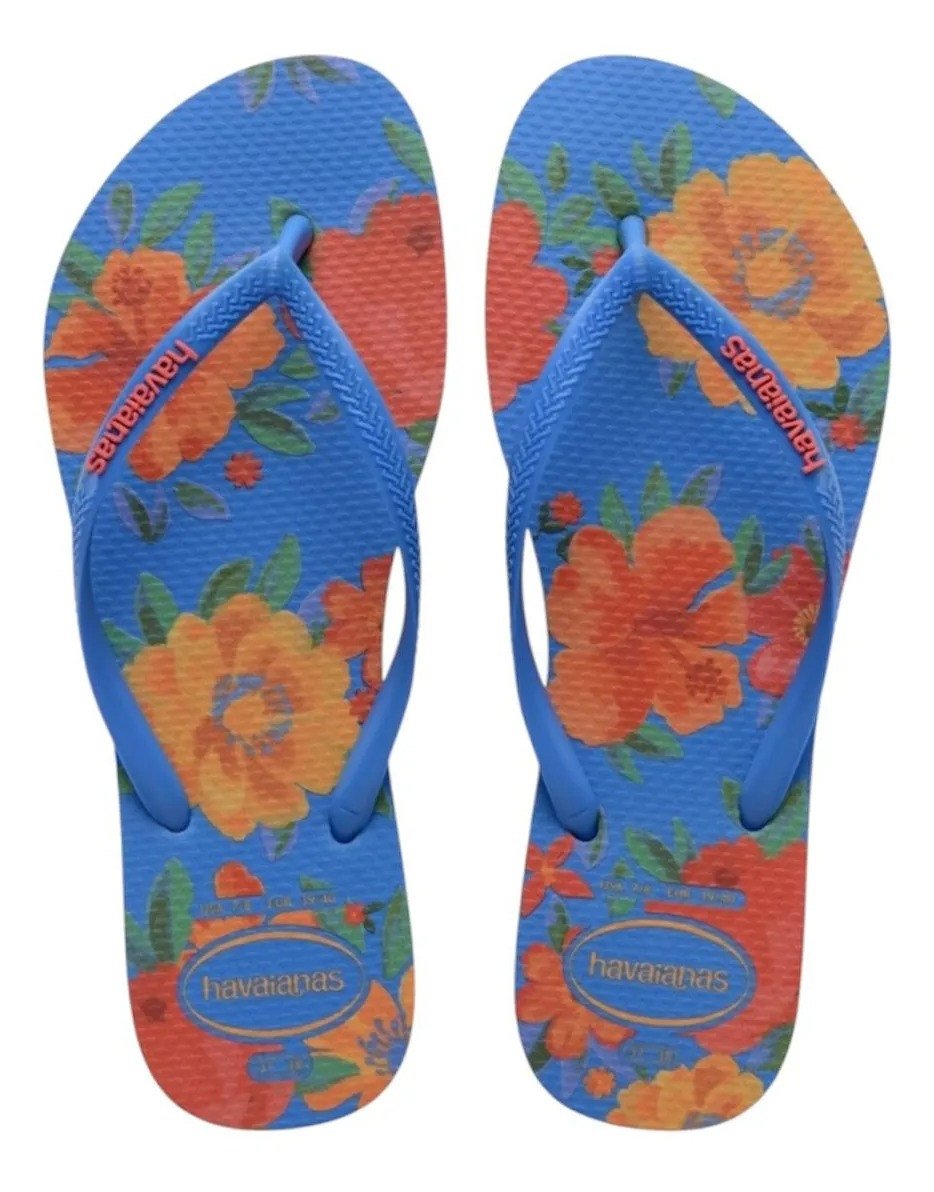 Havaianas SLIM B Summer Bliss - Azul Brilhante 