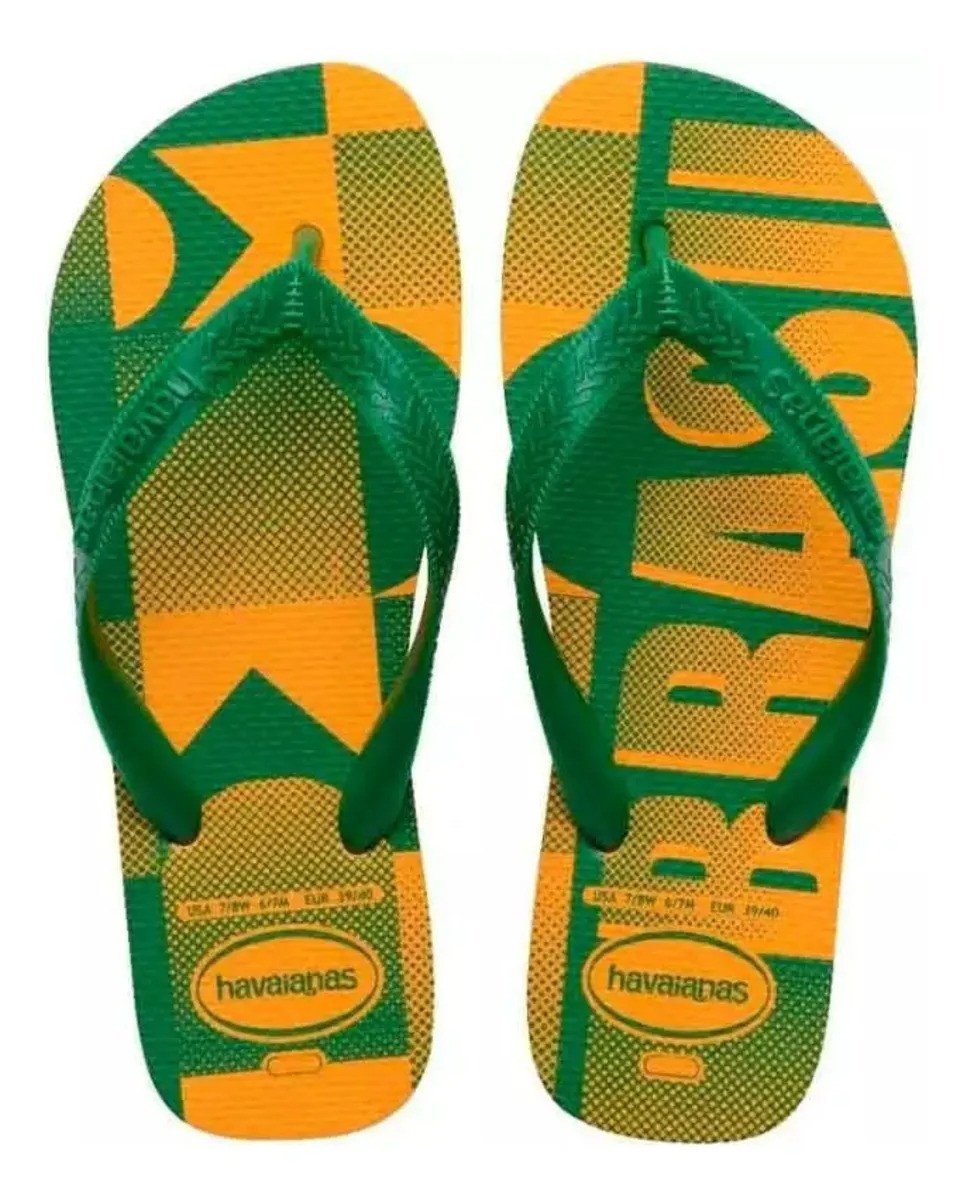 Havaianas VAI BRASIL - COR AMARELO POP 