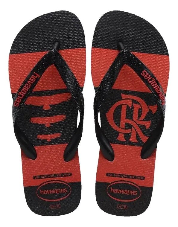 Chinelo Havaianas Top Times Flamengo