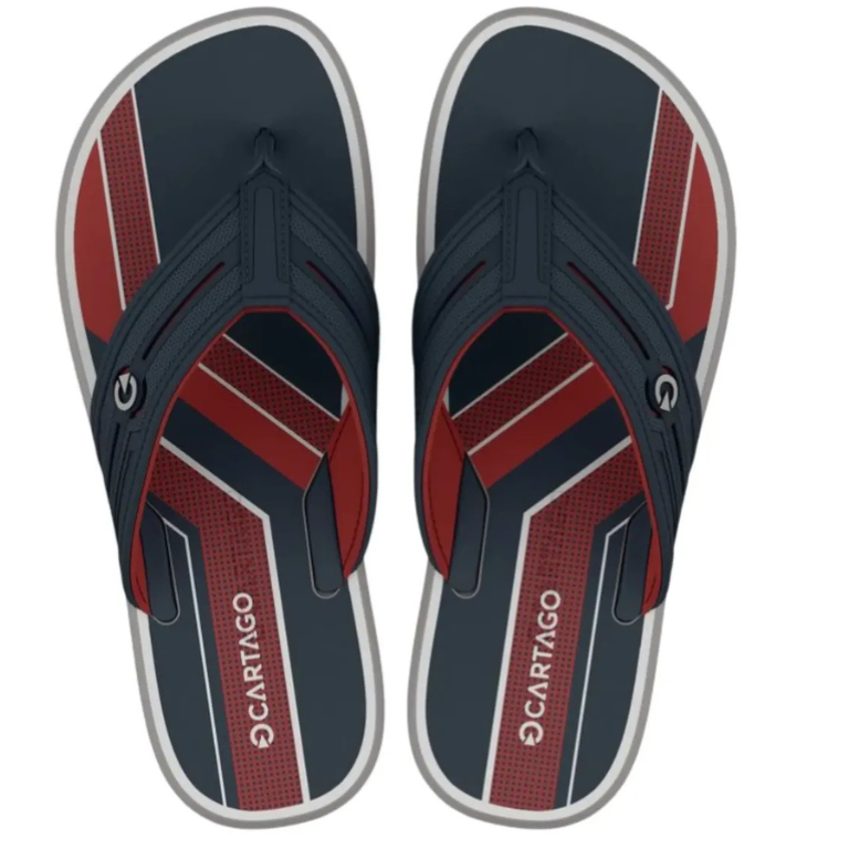 CARTAGO MASCULINO PALERMO III - CINZA/AZUL/VERMELHO