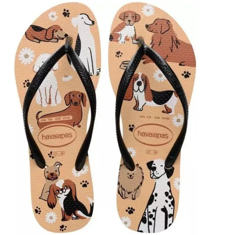 Chinelo Havaianas SLIM PET - Cachorrinhos
