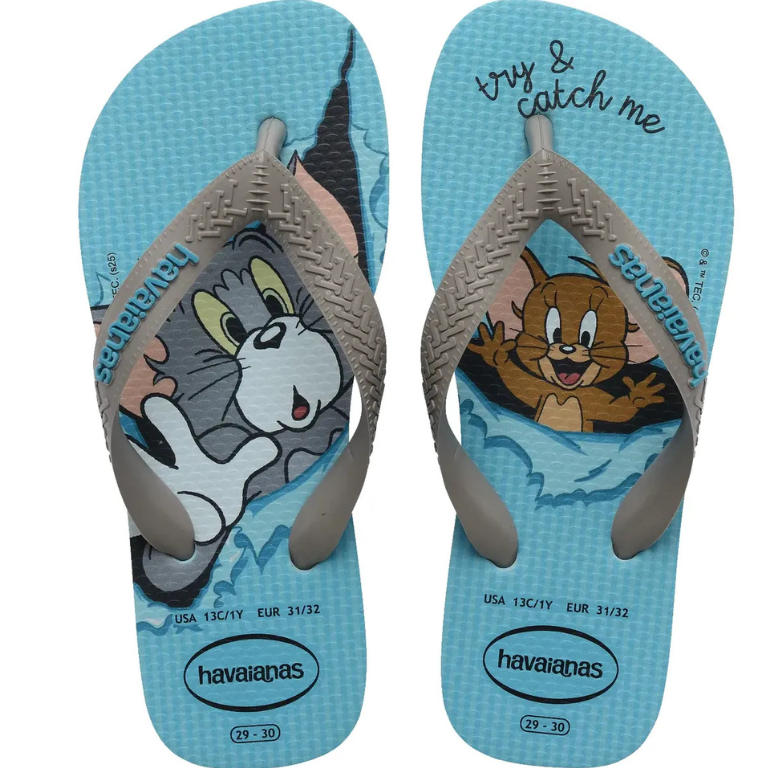 Chinelo Havaianas WARNER TOM &JERRY -  Azul Maceió