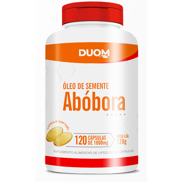 OLEO DE SEMENTE DE ABOBORA 120 CAPS DUOM 