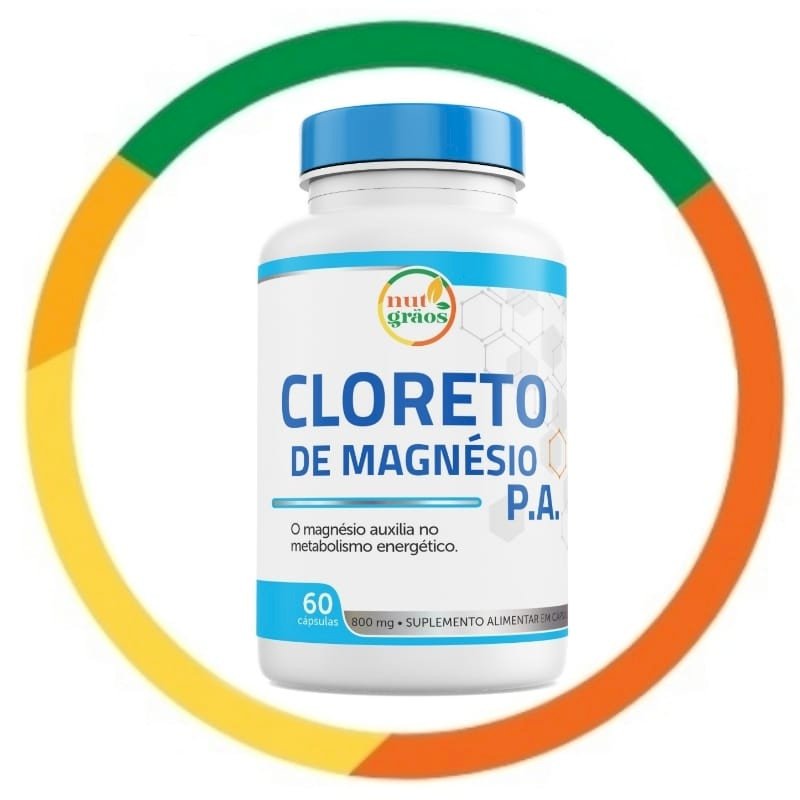 CLORETO DE MAGNESIO PA 60CAP NUTGRAOS 800MG