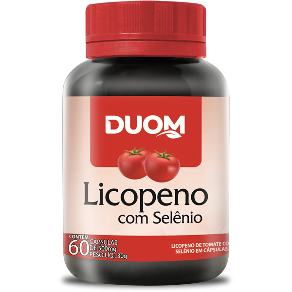 LICOPENO COM SELÊNIO 500MG 60 DUOM
