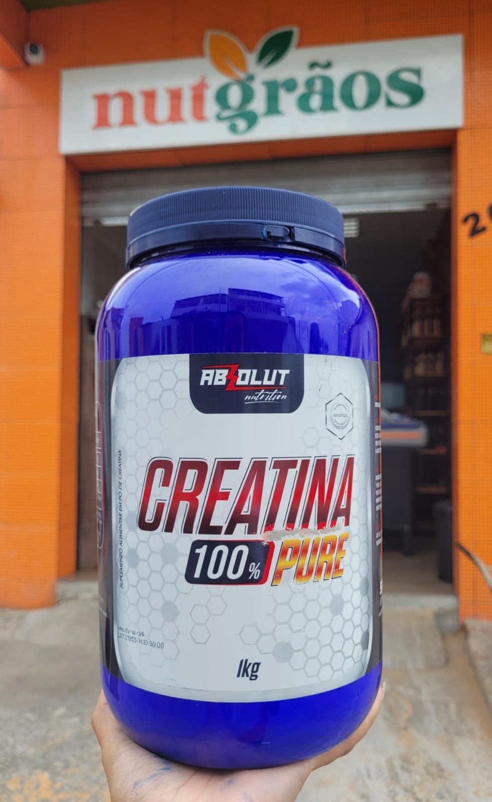 Creatina 1kg Absolut / PROMOÇÃO DE DIVULGAÇÃO 