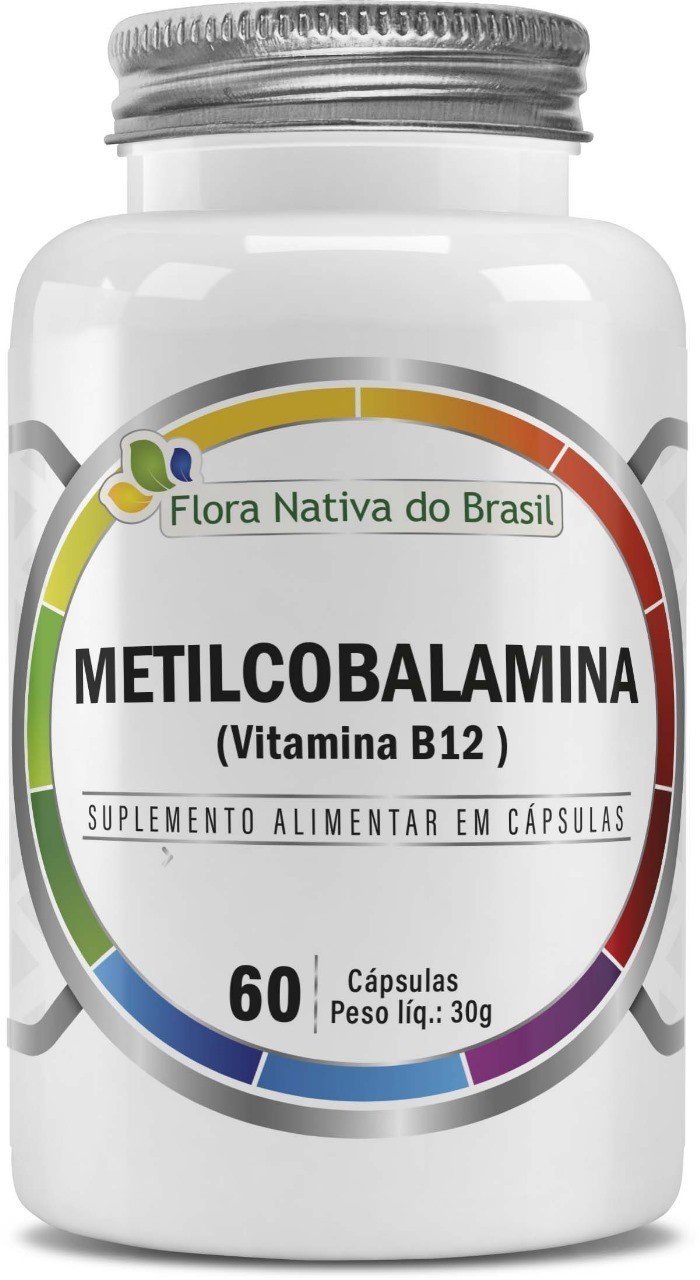 METILCOBALAMINA B12 60 CÁPS FLORA NATIVA