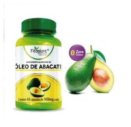 ABACATE 1000MG 60CAPS FITOPLANT