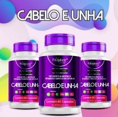 CABELO E UNHA 600MG 60CAPS FITOPLANT