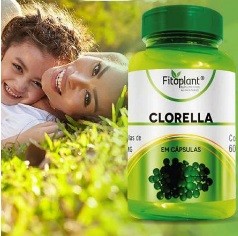 CLORELLA 500MG - 120 CAPS FITOPLANT