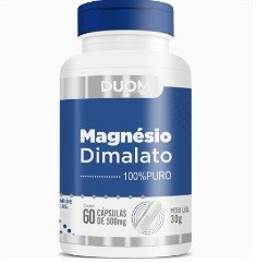 MAGNÉSIO DIMALATO 60 CAPS DUOM