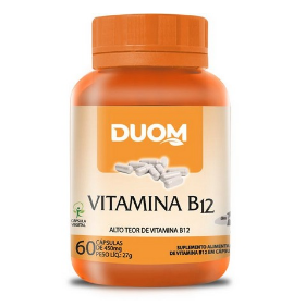 VITAMINA B12 (1AO DIA) 60 CAPS DUOM