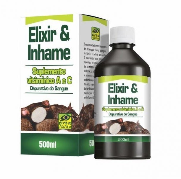 CHÁ ELIXIR DE INHAME 500ML ERVA NATIVA