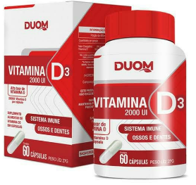 VITAMINA D3 2000UI 60CAPS DUOM