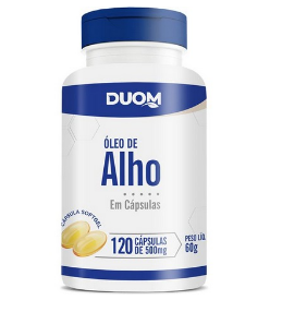 ÓLEO DE ALHO DUOM 500MG 120 CAPS