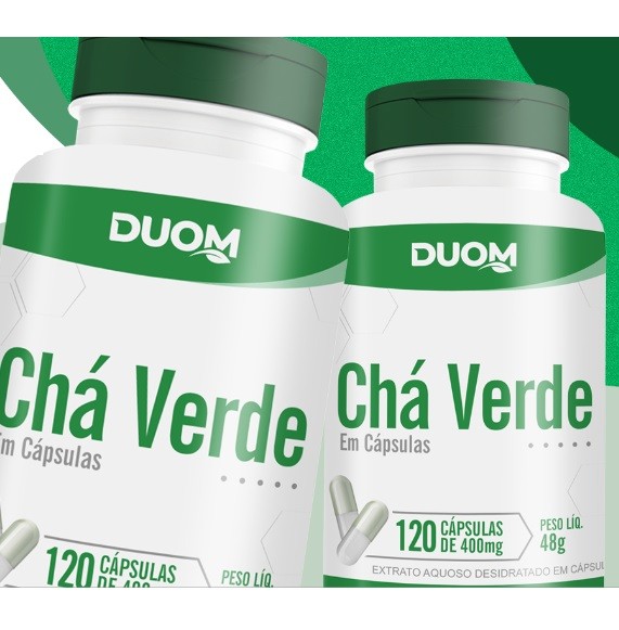 CHÁ VERDE 120 CAPS DUOM