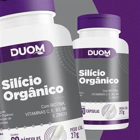 SILÍCIO ORGANICO 60CAPS DUOM