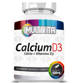 CALCIUM D3 500MG 60 CAPS FLORA NATIVA B.