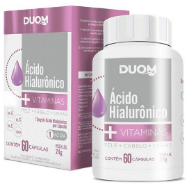 ÁCIDO HILAURÔNICO COM VITAMINAS 60CAPS DUOM