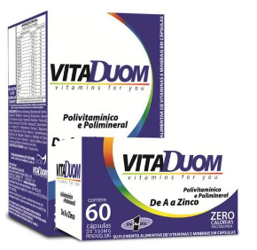 VITA DUOM POLIVITAMINICO E POLIMINERAL (1AO DIA) 60CAPS DUOM