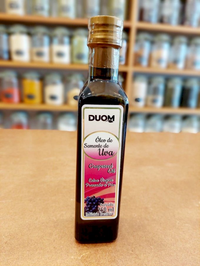 ÓLEO DE SEMENTE DE UVA DUOM 250ML