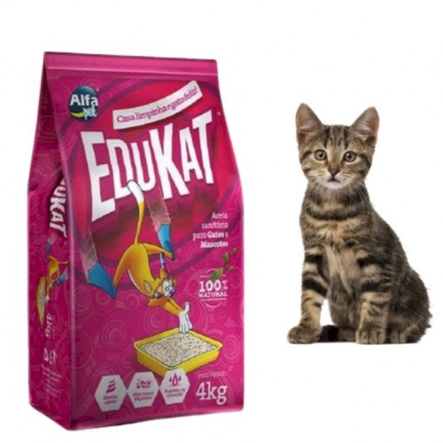 AREIA HIGIÊNICA EDUKAT 4KG