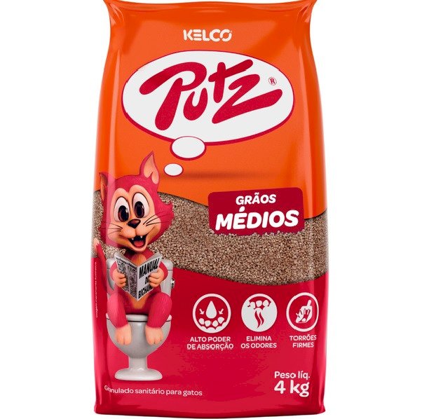 AREIA HIGIÊNICA PUTZ 4KG