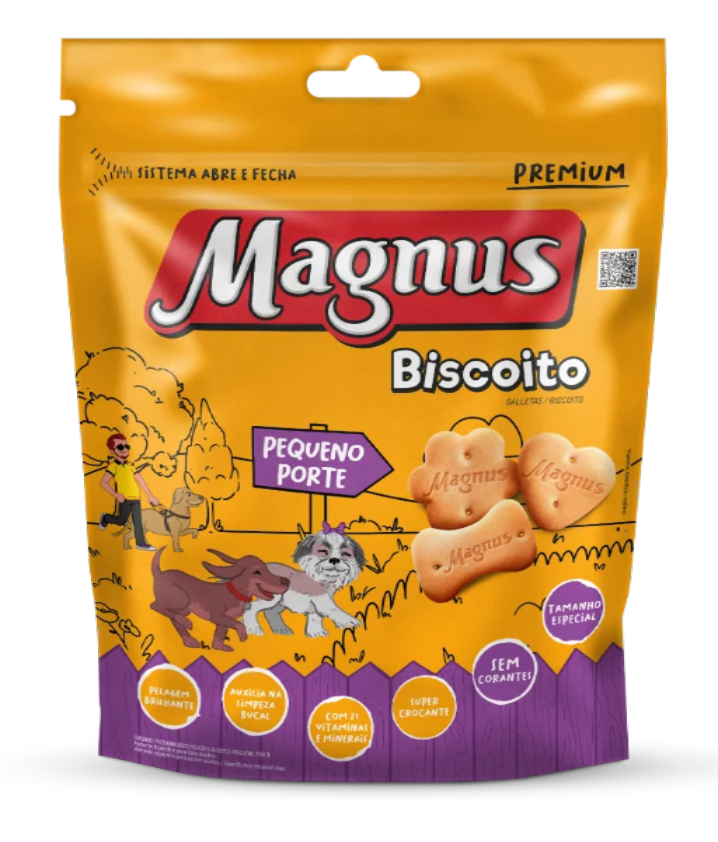Magnus Biscoito Cães Adultos Pequeno Porte 400 G