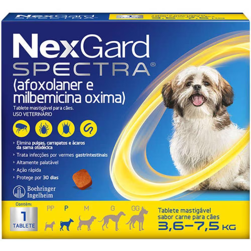 NEXGARD SPECTRA 3,6 - 7,5 KG