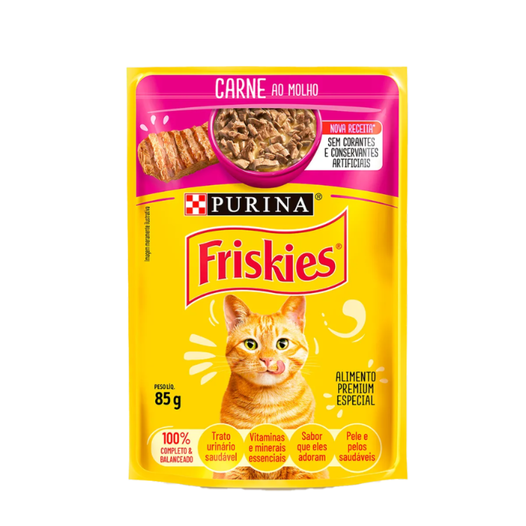 Friskies® Sachê Carne ao Molho 85 G