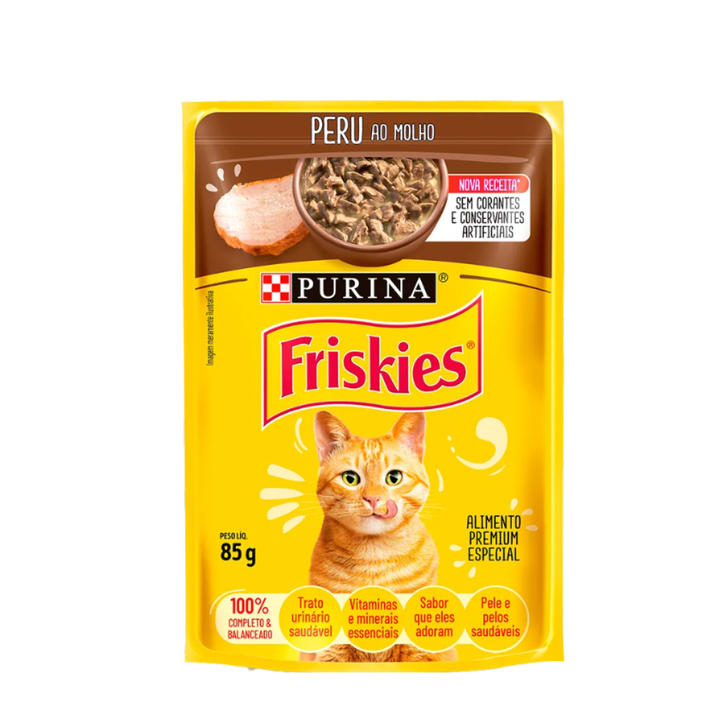 Friskies® Sachê Peru ao Molho 85 G