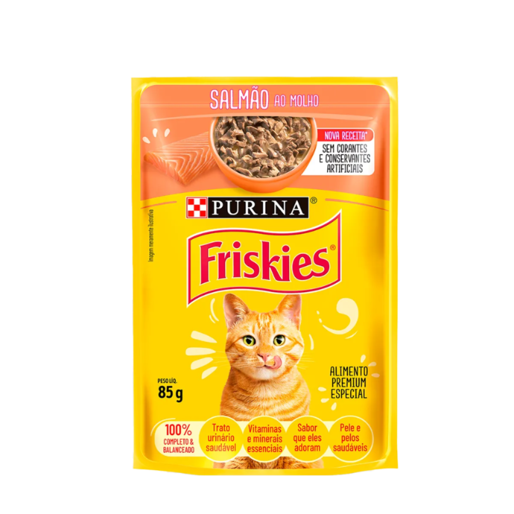Friskies® Sachê Salmão ao Molho 85 G