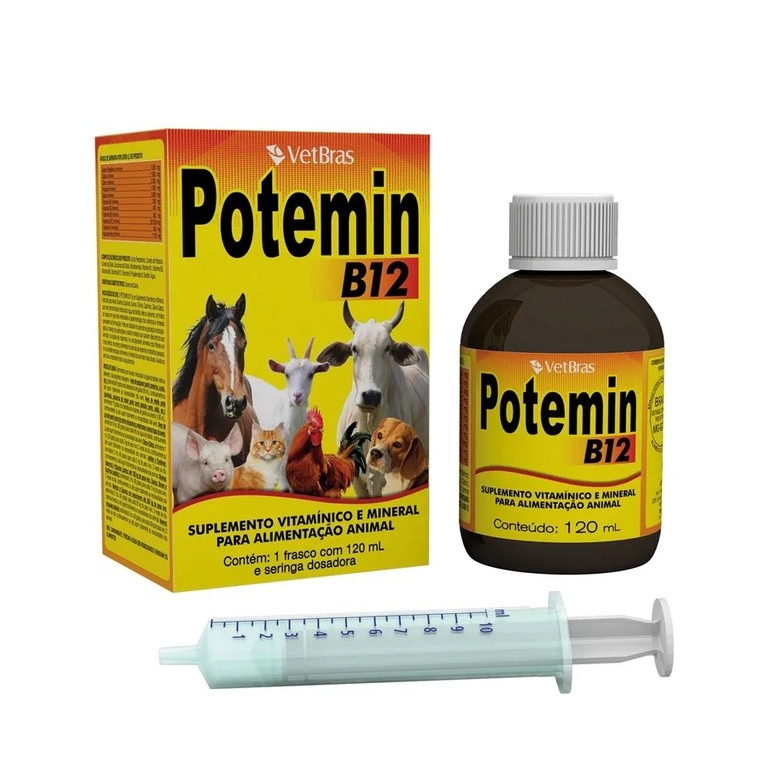 POTEMIN B12 SUPLEMENTO VITAMINICO E MINERAL 120 ML