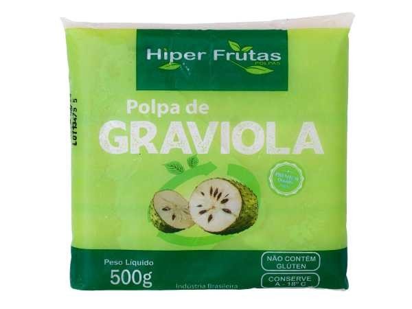 POLPA HIPER GRAVIOLA TESOURADA 500G