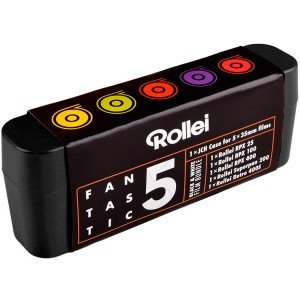 Filmes Rollei Fantastic 5 35mm PxB ( Kit Com 5 Rolos)