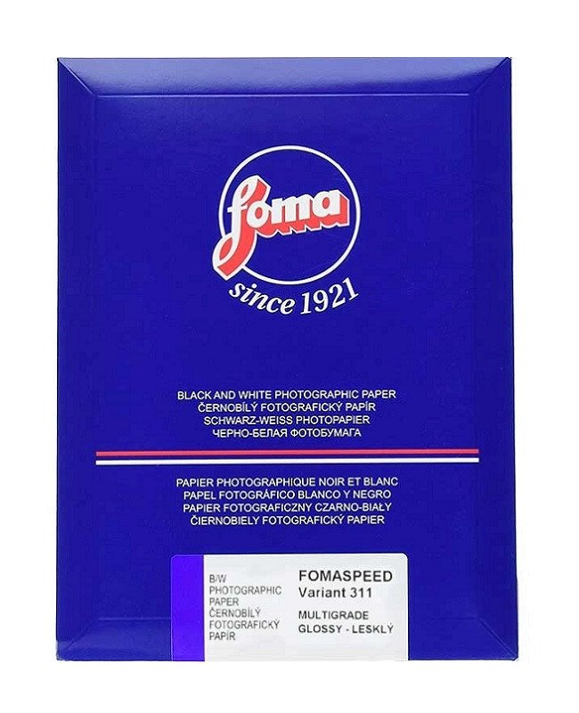 Fomaspeed 311RC - Papel Fotográfico Preto e Branco ( Brilhante)- 30,5x40,6 cm  10 folhas